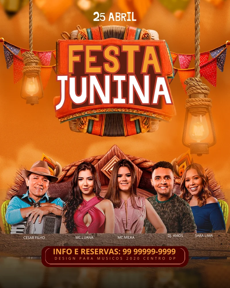 FESTA JUNINA | Eventos | Festa Junina | Arte Editável Canva FESTA JUNINA | Eventos | Festa Junina | Arte Editável Canva
